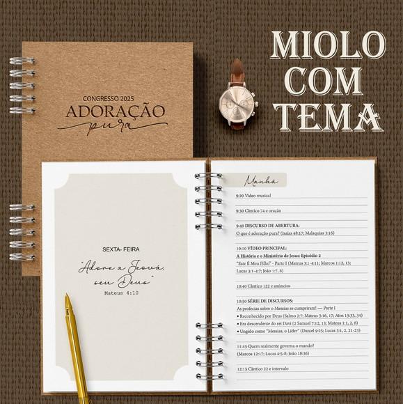 Arquivo Caderno Congresso 2025 Adoração Pura com Tema Mascul
