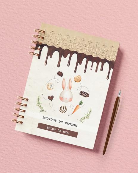 Arquivo Caderno de Pedidos de Páscoa - Nâo É Por Correio