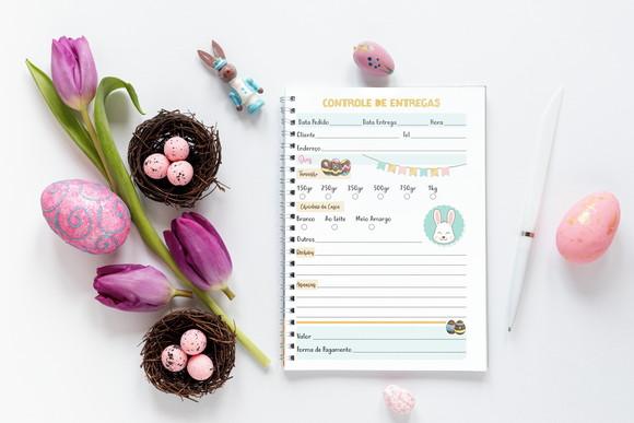 Arquivo Caderno de Pedidos de Páscoa - Nâo É Por Correio