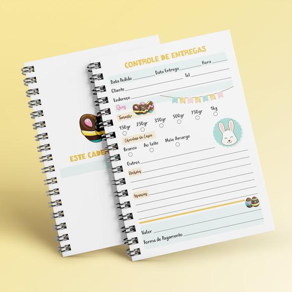 Arquivo Caderno de Pedidos de Páscoa - Nâo É Por Correio