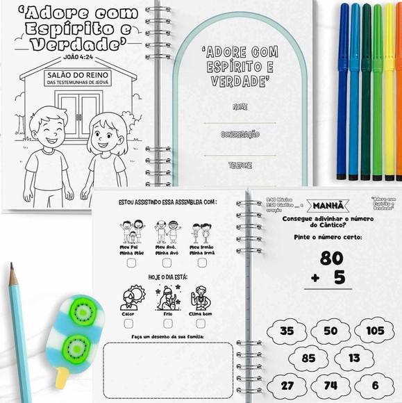 Arquivo Caderno Infantil Assembleias 2025 Adore com Espírito