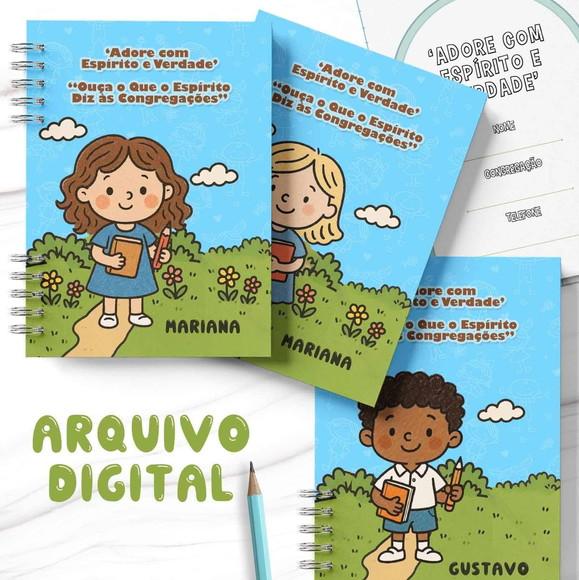 Arquivo Caderno Infantil Assembleias 2025 Adore com Espírito