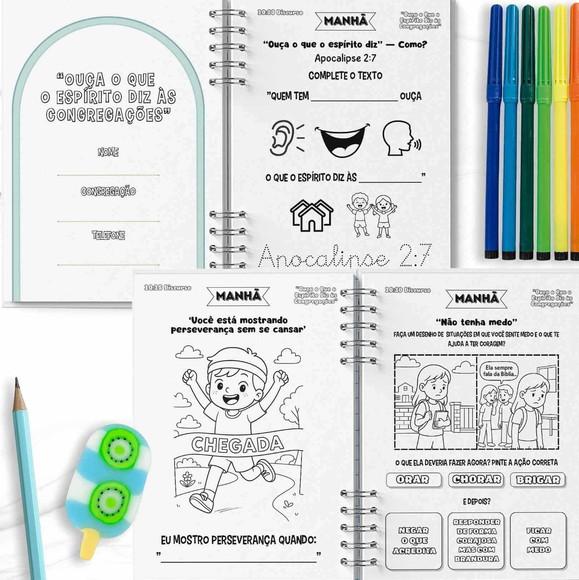 Arquivo Caderno Infantil Assembleias 2025 Adore com Espírito