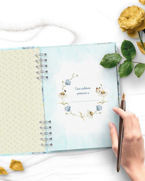 Arquivo Caderno Pautado Flores do Campo