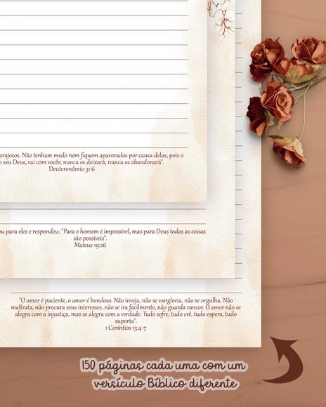 Arquivo Cadernos Coleção Floral Boho