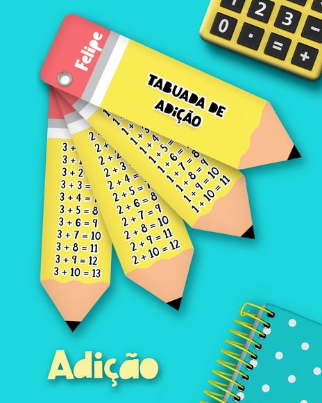 Arquivo Chaveiro Tabuada 4 Operações