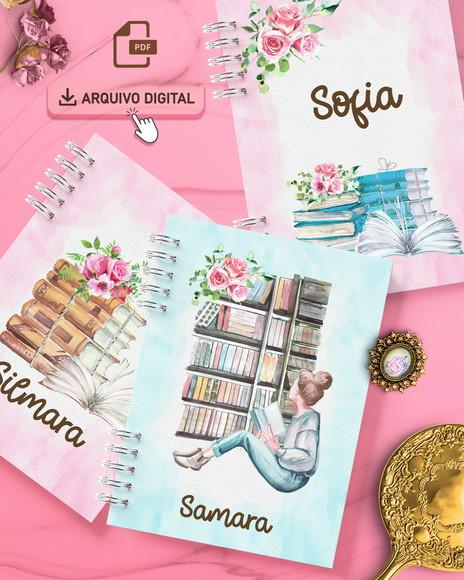 Arquivo Combo 15 Capas Femininas e Miolo Pautado (digital)
