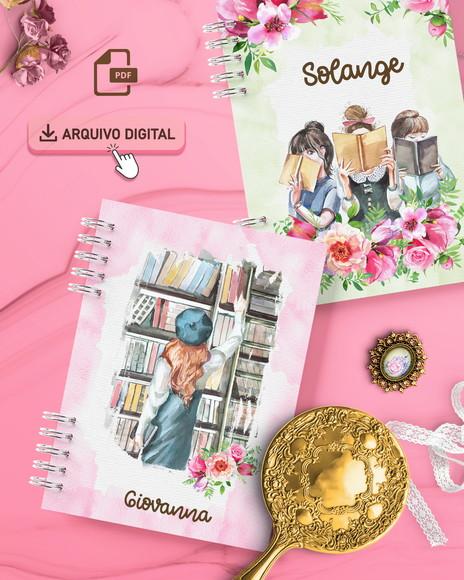 Arquivo Combo 15 Capas Femininas e Miolo Pautado (digital)