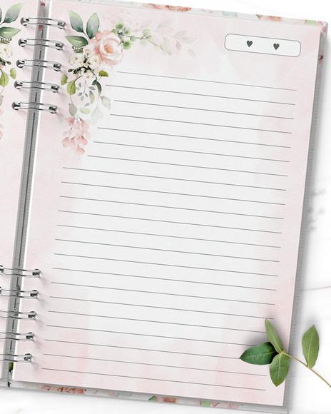 Arquivo Combo 26 Capas Alfabeto a a Z Miolo Caderno Decorado