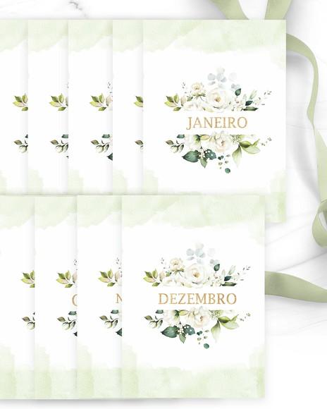 Arquivo Combo 6 Agendas Floral Rosas Brancas