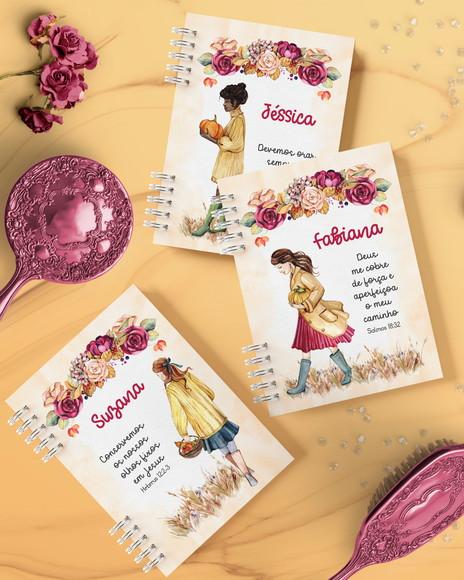 Arquivo Combo Capas Caderno 150 Versículos e Caderno Pautado