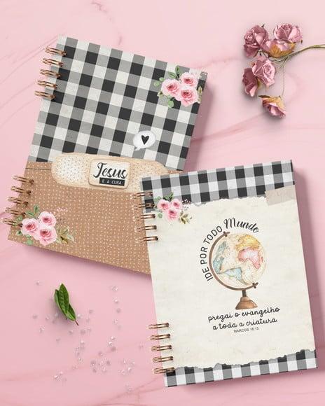 Arquivo Combo Fé com 19 Capas + Miolo Caderno Oração