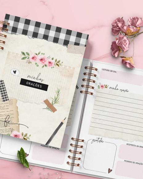 Arquivo Combo Fé com 19 Capas + Miolo Caderno Oração