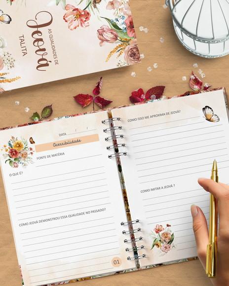 Arquivo Digital Caderno as Qualidades de Jeová Feminino