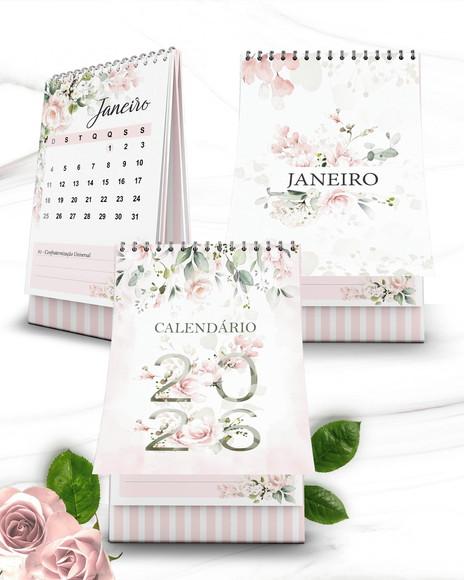 Arquivo Digital Calendarios 2026 A5 e A6 e Marca Páginas