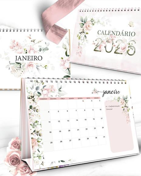Arquivo Digital Calendarios 2026 A5 e A6 e Marca Páginas