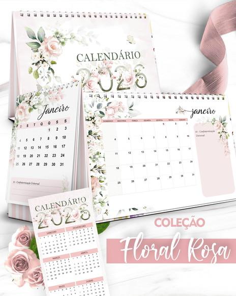 Arquivo Digital Calendarios 2026 A5 e A6 e Marca Páginas