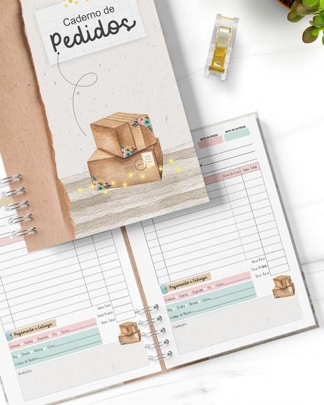 Arquivo Digital Kit Caderno De Pedidos - Nâo É Por Correio