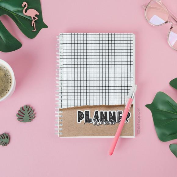 Arquivo Digital Planner Literário Diário de Leitura