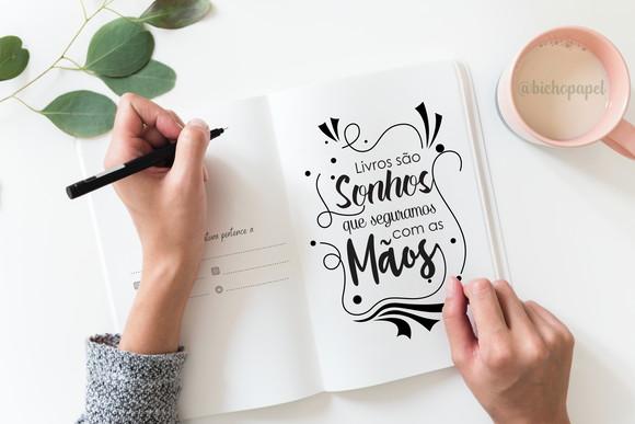 Arquivo Digital Planner Literário Diário de Leitura