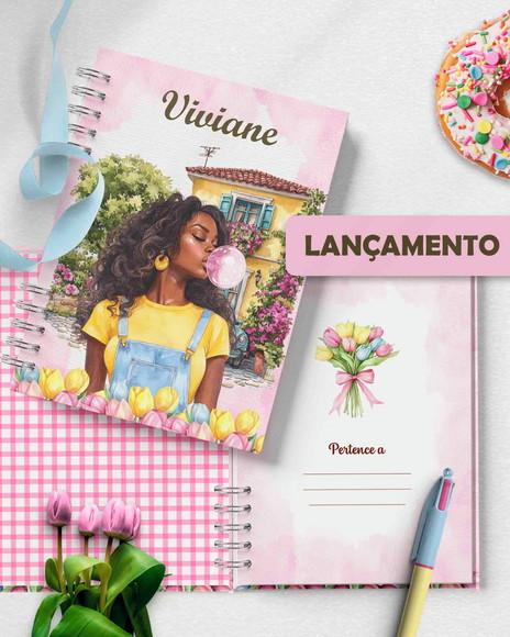 Arquivo Kit 11 Capas e Miolo Pautado Coleção Candy
