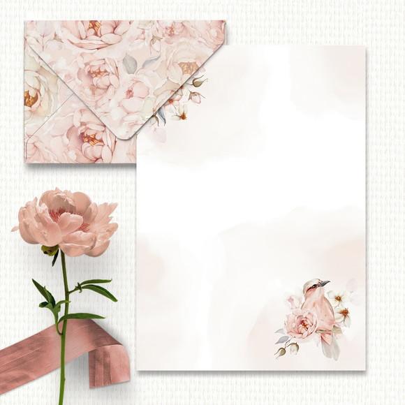 Arquivo Kit 3 Envelopes e 2 Papéis de Carta Coleção Refúgio