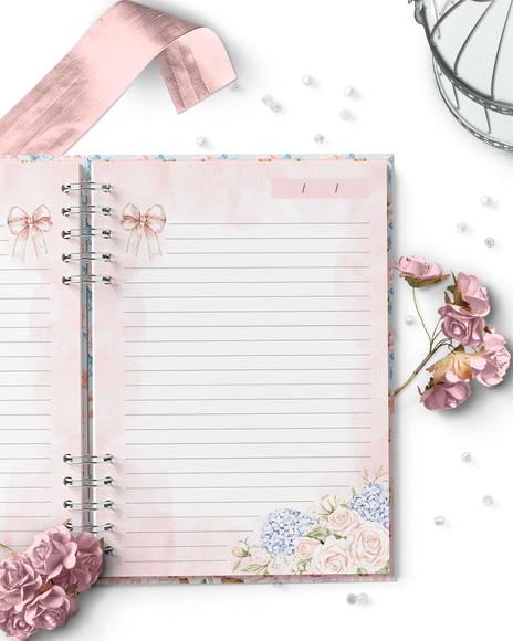Arquivo Kit 9 Capas e Miolos Pautado Coleção Ternura