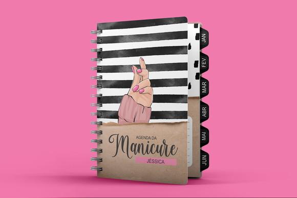 Arquivo Kit Agenda Permanente Manicure e Controle de Pacotes