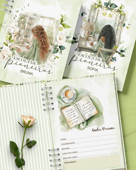 Arquivo Kit Caderno Escola de Pioneiros Jw Feminino