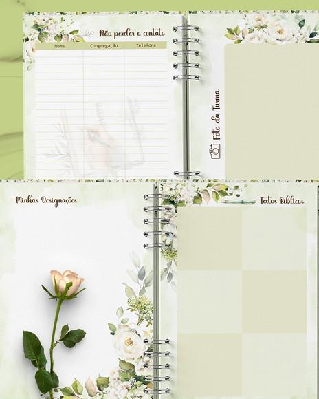Arquivo Kit Caderno Escola de Pioneiros Jw Feminino