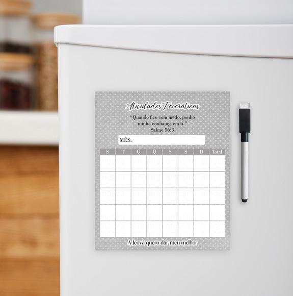 Arquivo Kit Calendário Permanente de Geladeira Pioneiros
