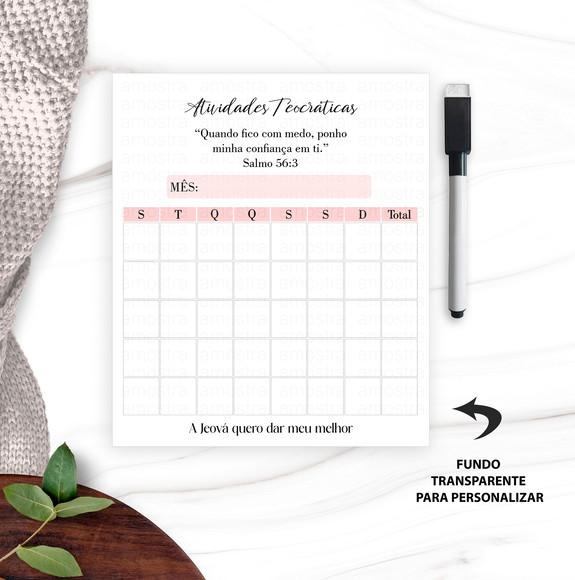 Arquivo Kit Calendário Permanente de Geladeira Pioneiros