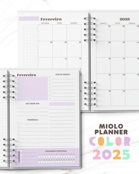 Arquivo Miolo Planner 2025 Color