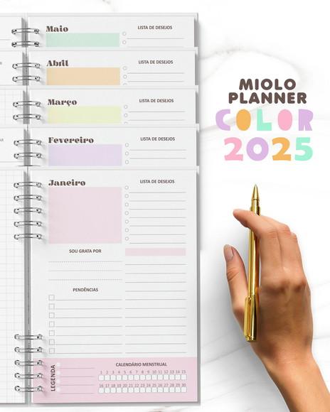 Arquivo Miolo Planner 2025 Color