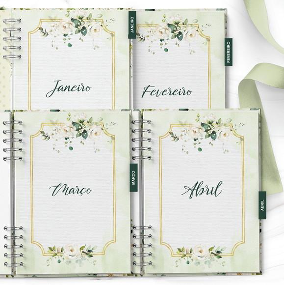 Arquivo Planner 2026 Coleção Rosas Brancas