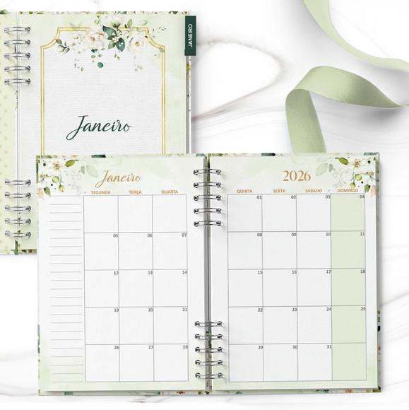 Arquivo Planner 2026 Coleção Rosas Brancas