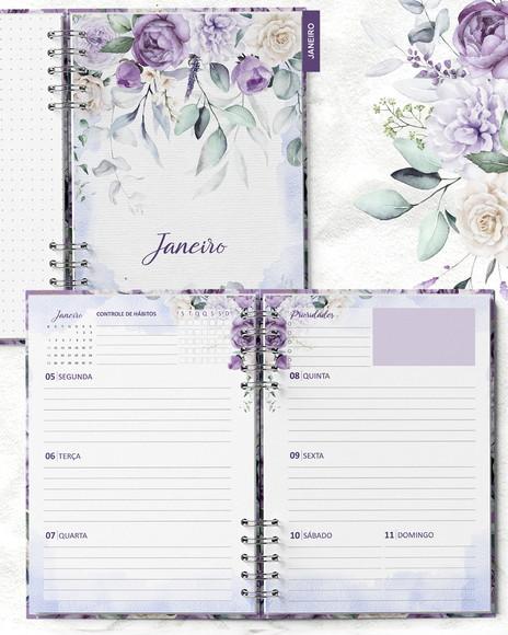 Arquivo Planner 2026 Coleção Violeta