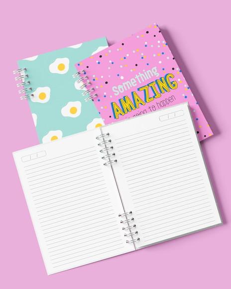 Capas Agenda Caderno Planner + Miolo Pautado Neutro