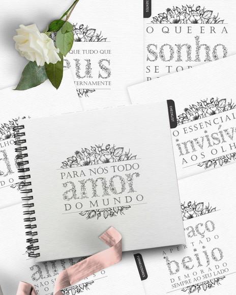 Combo Arquivo 30 Capas e Planner da Noiva 18×18