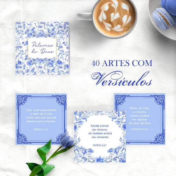 Combo Capas Miolos Decorados Arte Canecas Versículos