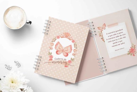 Combo Dia das Mães 14 Arquivos Álbum Caderno Receitas Caneca