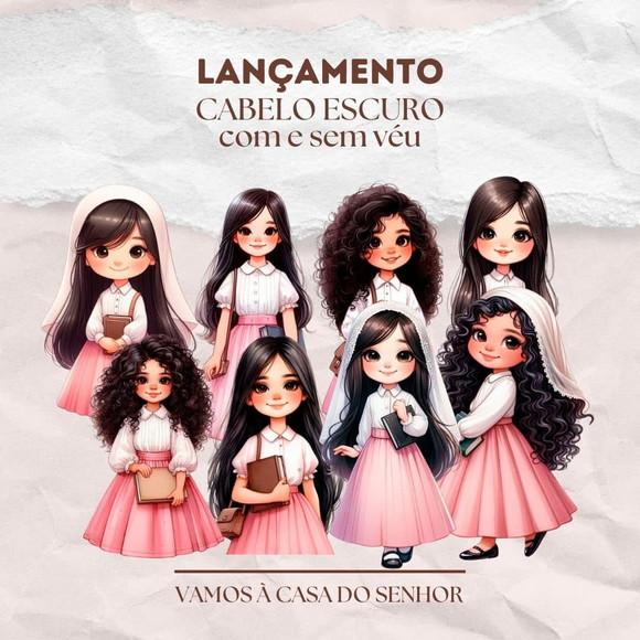 Kit Digital Ilustrações Vamos à Casa do Senhor