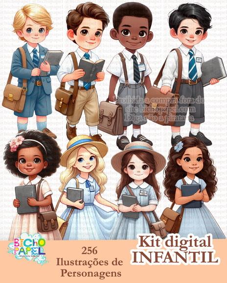 Kit Digital Infantil Crianças e Jesus Testemunhas Jeová