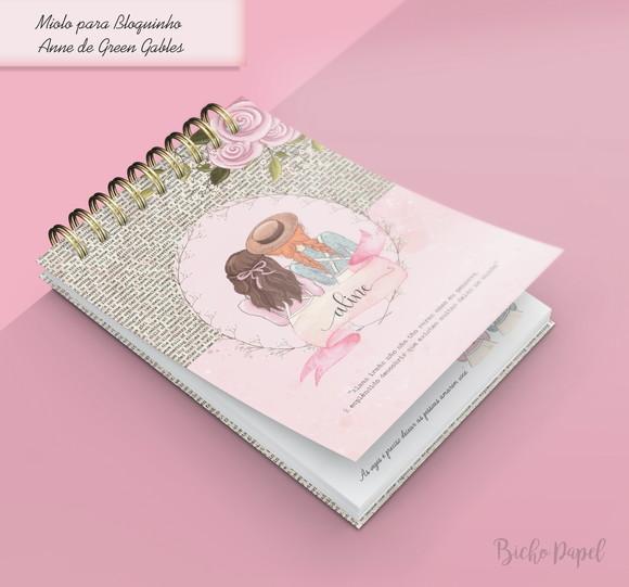 Miolo Bloquinho A6 Anne de Green Gables(o Envio É Por Email)