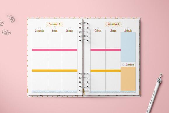 Miolo Digital Planner Fitness (Não é envio por Correio)