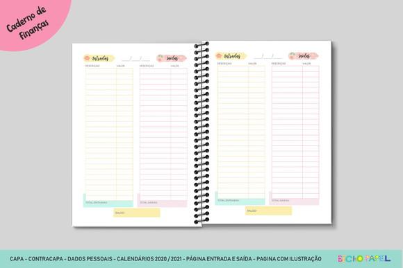 Miolo Planner Financeiro Permanente (calendário Atualizado)