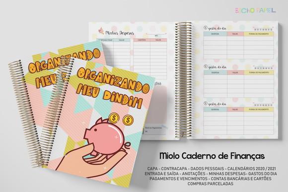 Miolo Planner Financeiro Permanente (calendário Atualizado)