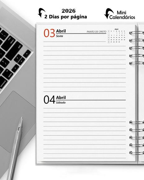 Super Combo 10 Agendas 2026 e Permanente | 5 Modelos de Capa