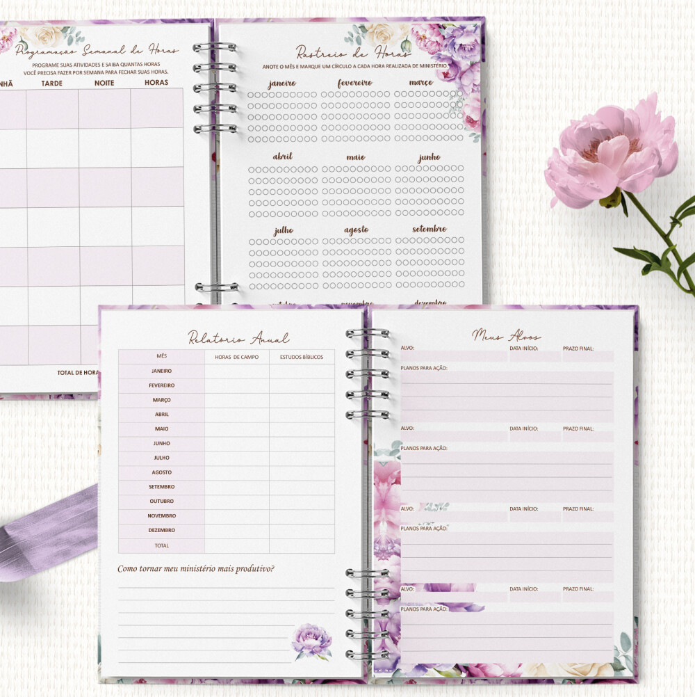 Kit Arquivos Planner da Pioneira SET2026 a AGO2027 e Planner 2027
