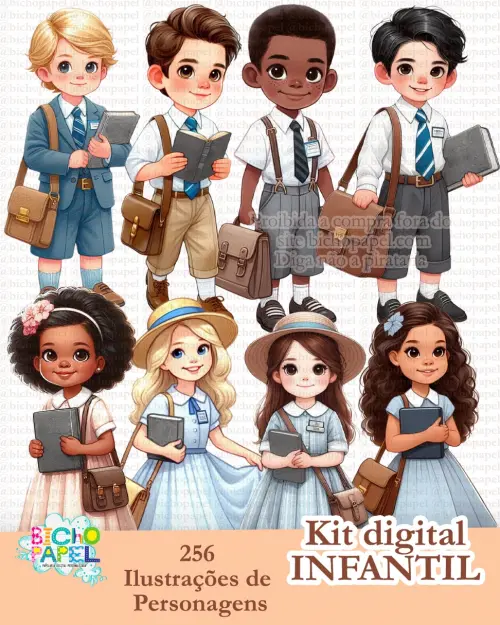 Kit Digital Ilustrações Infantil